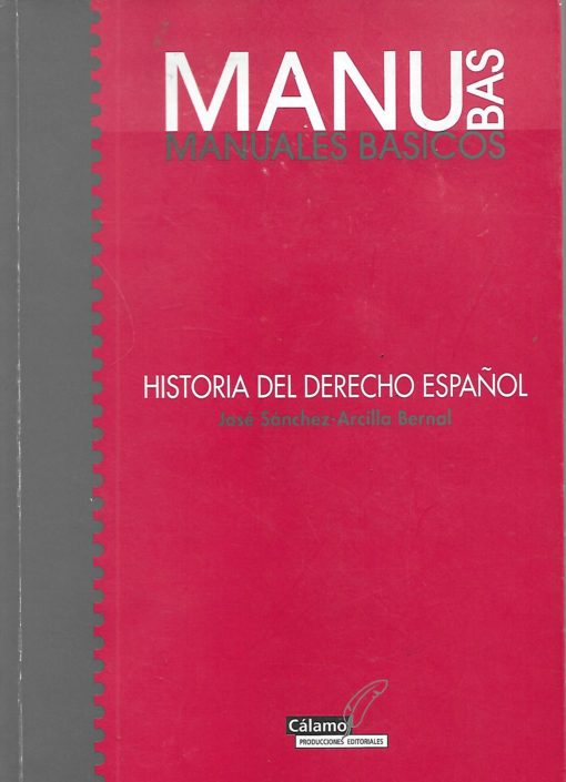 00189 510x705 - HISTORIA DEL DERECHO ESPAÑOL