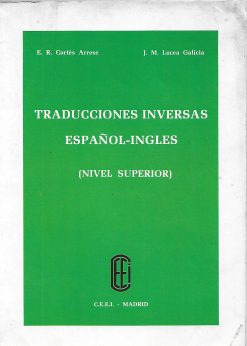 32833 247x346 - TRADUCCIONES INVERSAS ESPAÑOL INGLES ( NIVEL SUPERIOR )