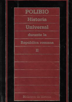 34839 247x346 - HISTORIA UNIVERSAL DURANTE LA REPUBLICA ROMANA TOMO II