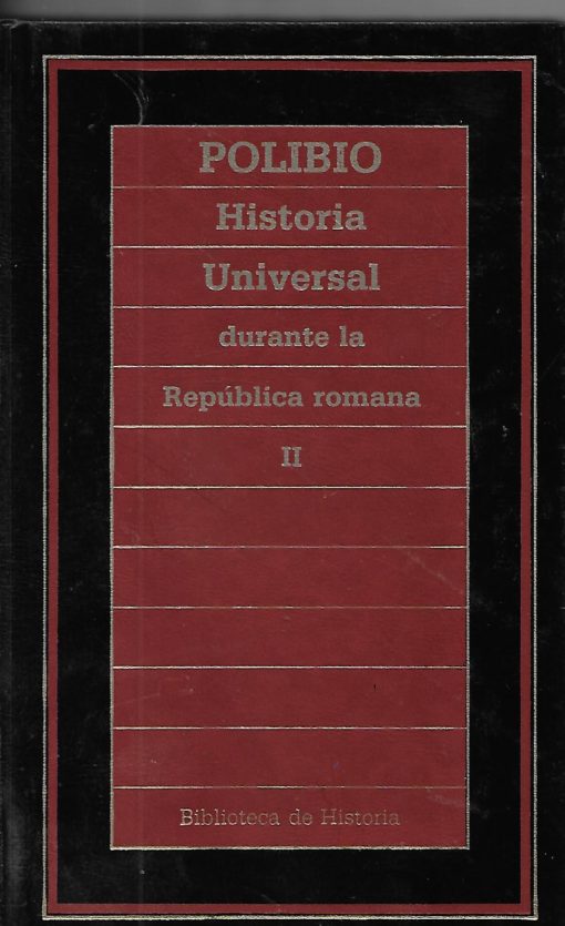 34839 510x835 - HISTORIA UNIVERSAL DURANTE LA REPUBLICA ROMANA TOMO II