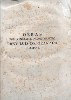 60023 247x346 - OBRAS DEL VENERABLE PADRE MAESTRO FRAY LUIS DE GRANADA TOMOS I-II-III Y VI