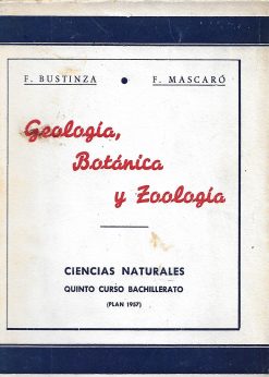 65018 247x346 - GEOLOGIA BOTANICA Y ZOOLOGIA CIENCIAS NATURALES QUINTO CURSO BACHILLERATO PLAN 1957