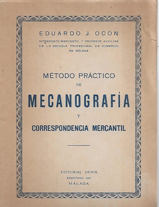 34341 510x663 - METODO PRACTICO DE MECANOGRAFIA Y CORRESPONDENCIA MERCANTIL