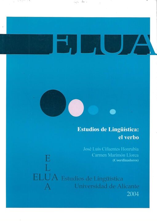 48610 510x716 - ELUA ESTUDIOS DE LINGUISTICA EL VERBO