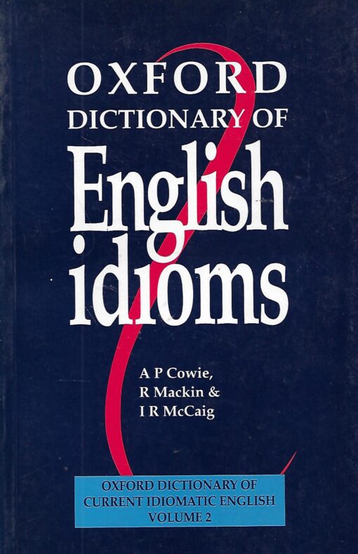 21639 510x789 - OXFORD DICTIONARY OF ENGLISH IDIOMS VOLUME 2