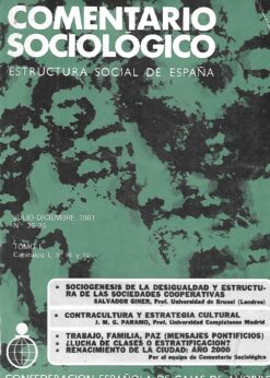 50090 247x346 - COMENTARIO SOCIOLOGICO ESTRUCTURA SOCIAL DE ESPAÑA NUMS 35 36 TOMO I