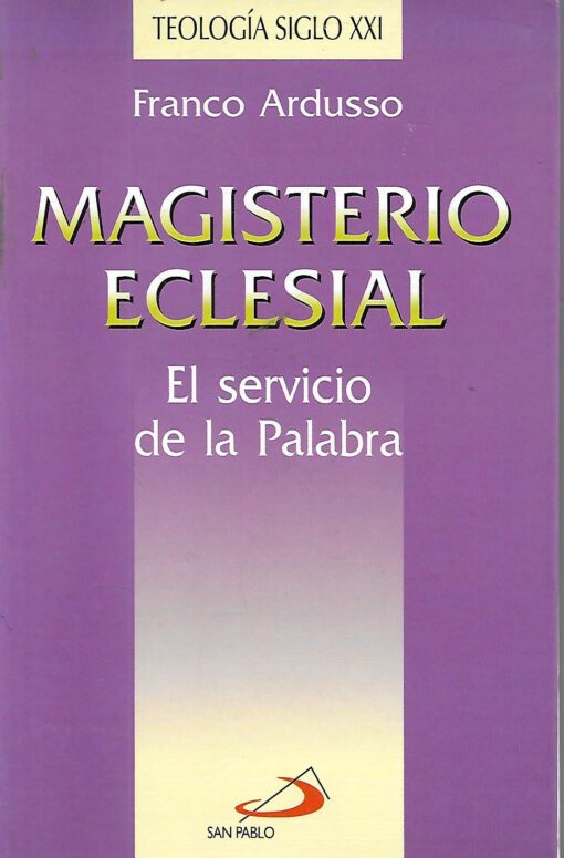 50551 510x775 - MAGISTERIO ECLESIAL (AL SERVICIO DE LA PALABRA)