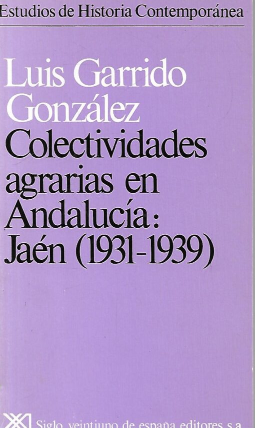 17383 510x855 - COLECTIVIDADES AGRARIAS EN ANDALUCIA JAEN 1931-1939