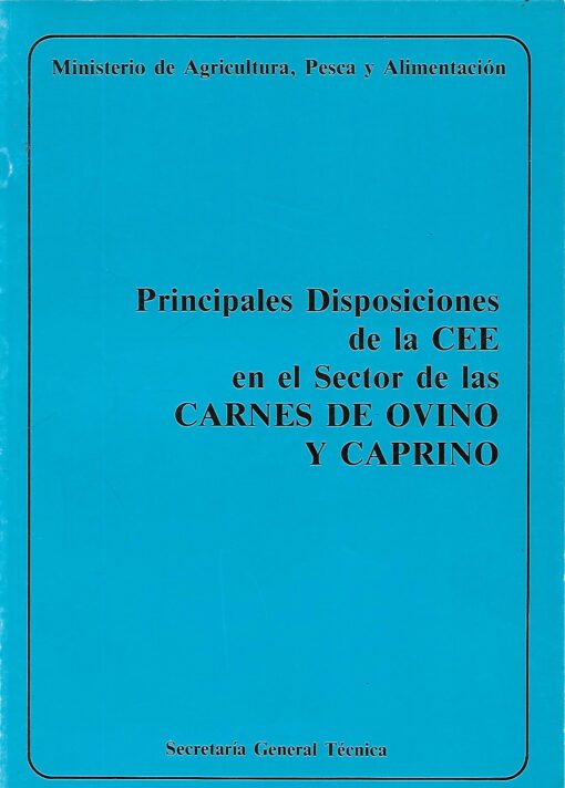 32491 510x712 - PRINCIPALES DISPOSICIONES DE LA CEE EN EL SECTOR DE LAS CARNES DE OVINO Y CAPRINO
