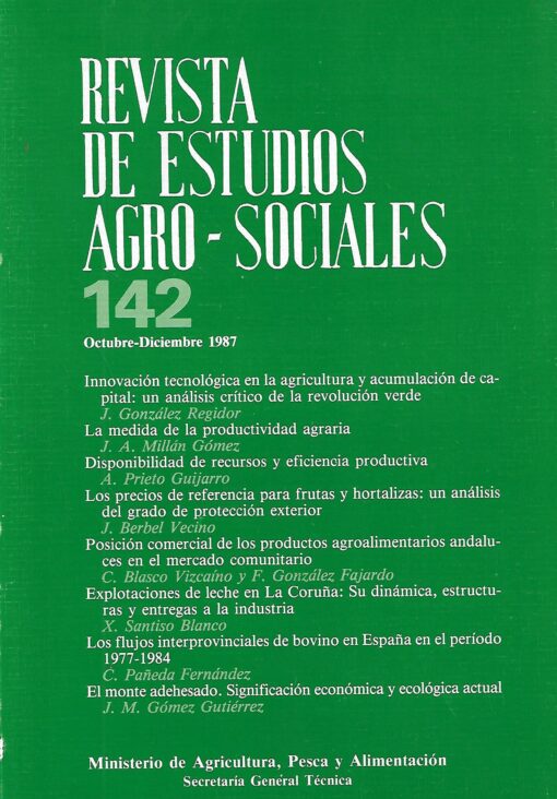 44476 510x732 - REVISTA DE ESTUDIOS AGRO SOCIALES NUM 142 OCT DIBRE 1987