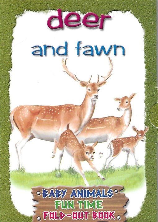 90644 510x714 - DEER AND FAWN BABY ANIMAL FUN TIME FOLD OUT BOOK