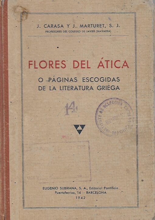 45415 510x720 - FLORES DEL ATICA LITERATURA GRIEGA