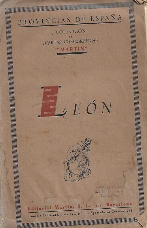 35912 510x790 - LEON PROVINCIAS DE ESPAÑA COLECCION DE CARTAS COROGRAFICAS MARTIN
