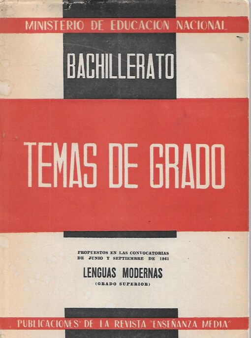 24301 510x687 - TEMAS DE EXAMENES DE GRADO SUPERIOR DE BACHILLERATO LENGUAS MODERNAS METODOLOGIA TEMAS