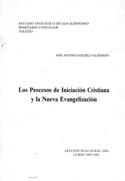 02832 510x740 - LOS PROCESOS DE INICIACION CRISTIANA Y LA NUEVA EVANGELIZACION
