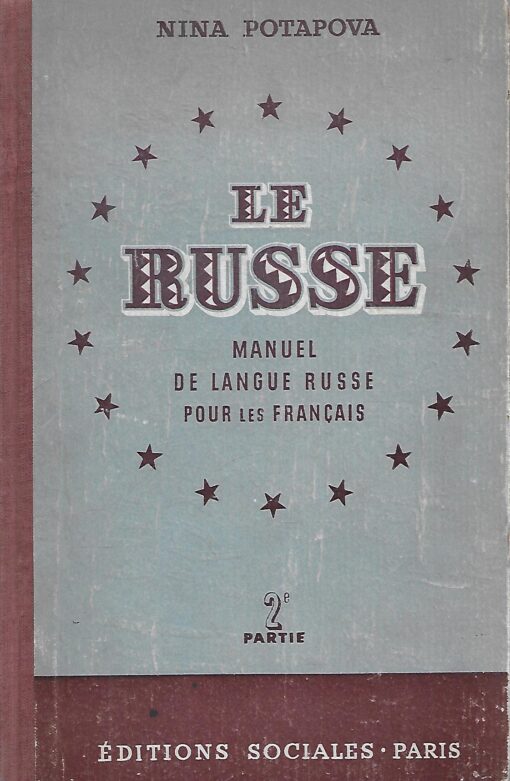 48751 510x781 - LE RUSSE MANUEL DE LANGUE RUSSE POUR LES FRANÇAIS DEUXIMIEME PARTIE
