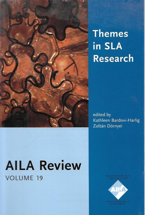 06882 510x757 - AILA REVIEW VOLUME 19 THEMES IN SLA RESEARCH (LIBRO NUEVO)