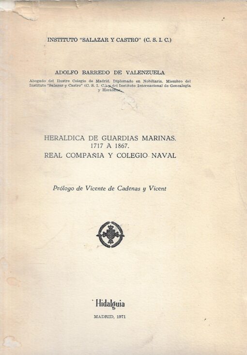16255 510x731 - HERALDICA DE GUARDIAS MARINAS 1717 A 1867 REAL COMPAÑIA Y COLEGIO NAVAL