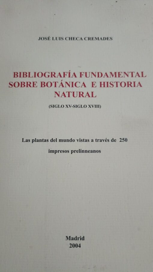 20259 510x907 - BIBLIOGRAFIA FUNDAMENTAL SOBRE BOTANICA E HISTORIA NATURAL SIGLO XV-SIGLO XVIII )