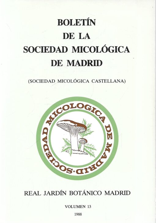 49094 1 510x726 - BOLETIN DE LA SOCIEDAD MICOLOGICA DE MADRID VOL 13