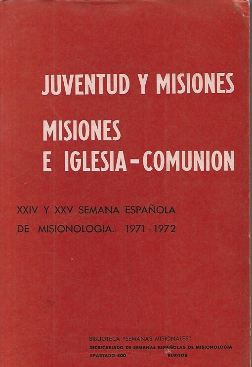 17363 510x741 - JUVENTUD Y MISIONES MISIONES E IGLESIA COMUNION