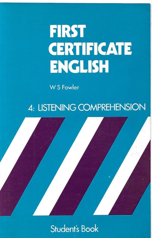 26496 510x799 - FIRST CERTIFICATE ENGLISH 4 LISTENING COMPREHENSION STUDENT S BOOK