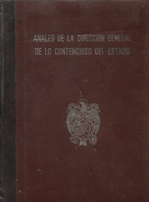 20167 510x689 - ANALES DE LA DIRECCION GENERAL DE LO CONTENCIOSO DEL ESTADO 1966-73 TOMO 2