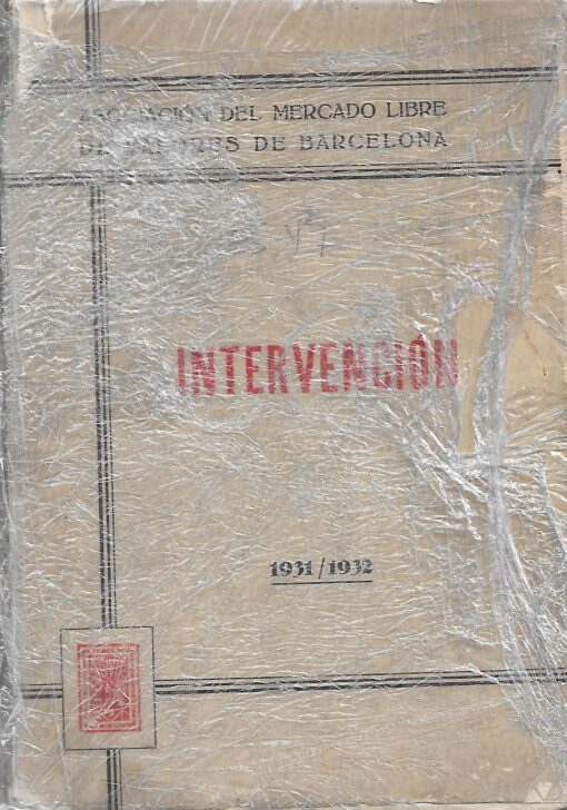47922 510x728 - ASOCIACION DEL MERCADO LIBRE DE VALORES DE BARCELONA INTERVENCION 1931/1932