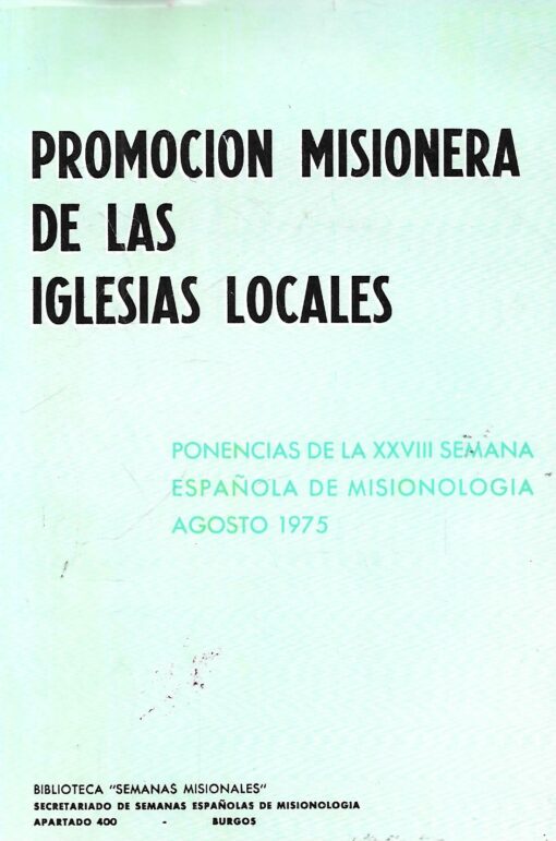 13442 510x771 - PONENCIAS DE LA XXVIII SEMANA ESPAÑOLA DE MISIONOLOGIA PROMOCION MISIOMERA DE LAS IGLESIAS LOCALES