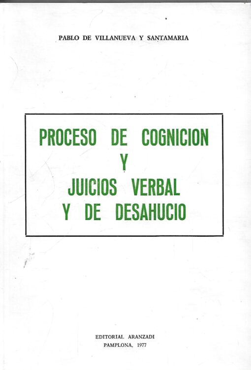 47954 510x753 - PROCESO DE COGNICION Y JUICIOS VERBAL Y DE DESAHUCIO