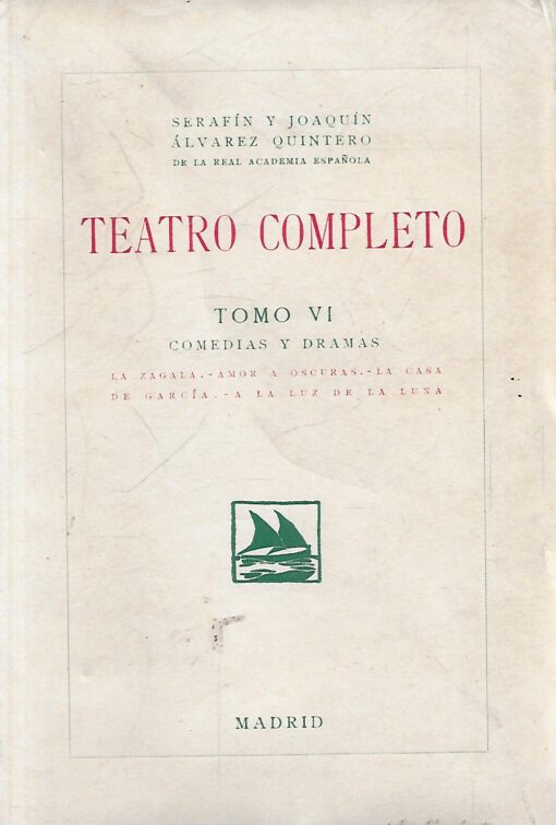 13819 510x756 - TEATRO COMPLETO TOMO VI COMEDIAS Y DRAMAS