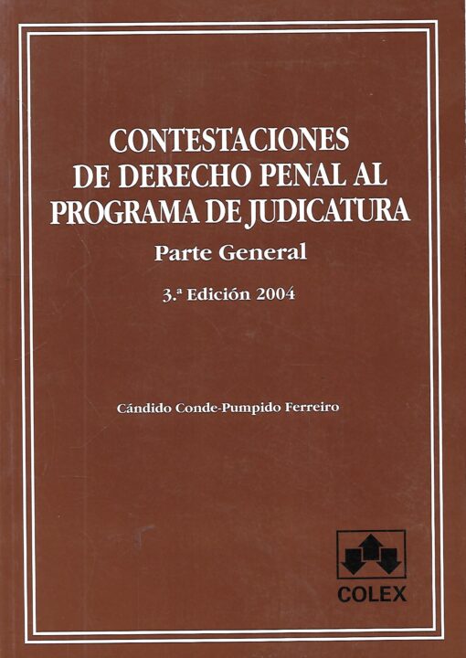 48817 510x720 - CONTESTACIONES DE DERECHO PENAL AL PROGRAMA DE JUDICATURA PARTE ESPECIAL TEMAS 27 A 60