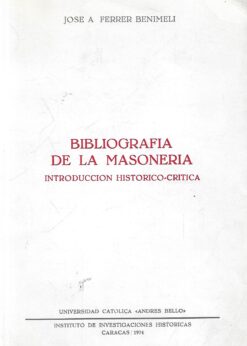 48908 247x346 - BIBLIOGRAFIA DE LA MASONERIA (INTRODUCCION HISTORICO CRITICA)