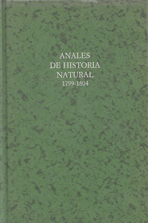 49127 510x771 - ANALES DE HISTORIA NATURAL 1799-1804 TOMO TERCERO NUMS 13 - 21
