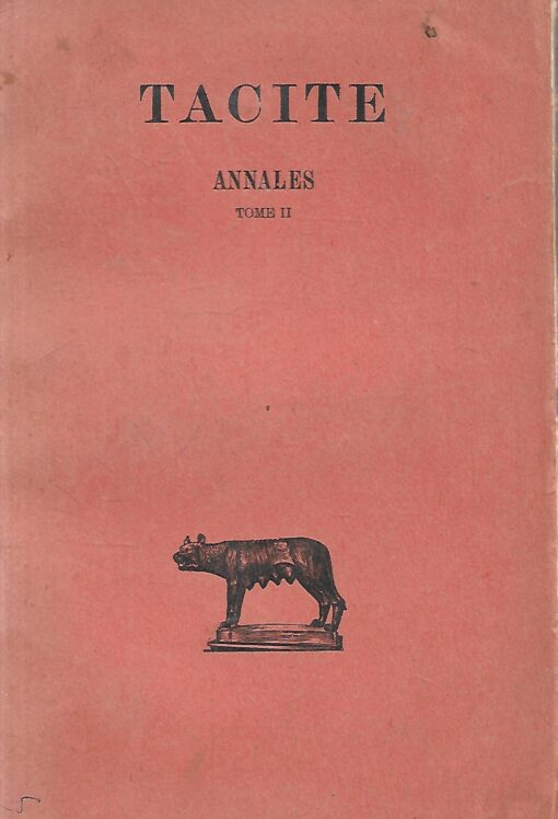 49982 510x748 - TACITE ANNALES TOME II LIVRES IV XII