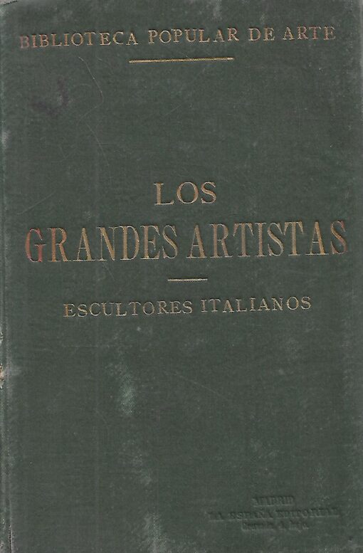 00073 510x777 - BIBLIOTECA POPULAR DE ARTE LOS GRANDES ARTISTAS  ESCULTORES ITALIANOS