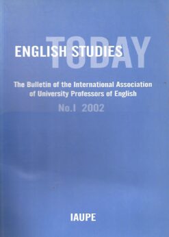 11477 247x346 - ENGLISH STUDIES TODAY THE BULLETIN OF THE INTERNATIONAL NUM 1 2002
