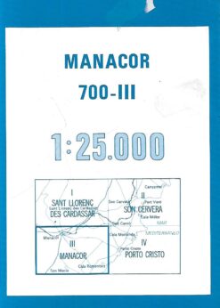 60060 247x346 - MANACOR MAPA TOPOGRAFICO NACIONAL DE ESPAÑA 700-III