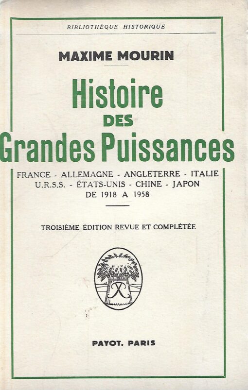 80131 510x803 - HISTOIRE DES GRANDES PUISSANCES FRANCE ALEMAGNE ITALIE U R S S ETATS UNIS CHINE JAPON DE 1918 A 1958